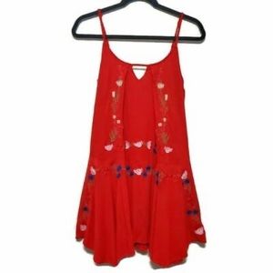 Umgee Embroidered Tank Dress